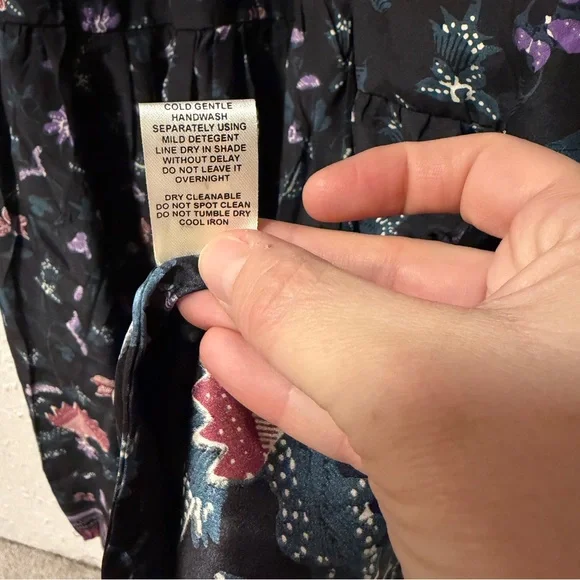 Natalie Martin Briana Dress in lotus print Nero Colorway wedding guest Silk - Picture 9 of 10